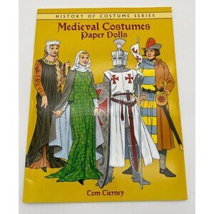Medieval Costumes Paper Dolls Tom Tierney Vintage Paperback 1996 1st Edition